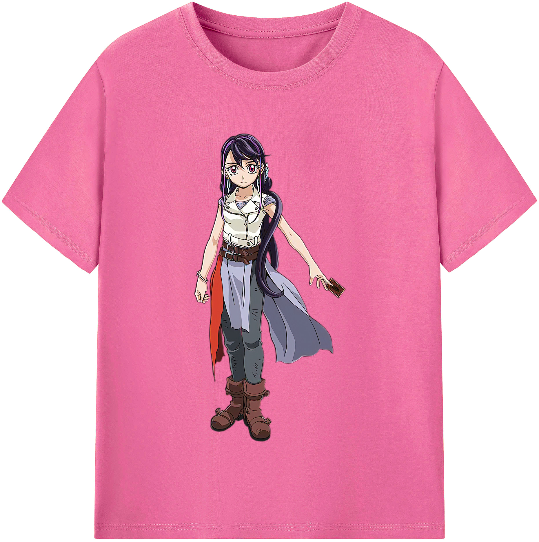（画像用） 遊☆戯☆王 Yu-Gi-Oh! レディースカジュアルプリントTシャツ（綿100％）